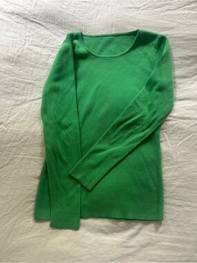 No.6 Bright Green Crewneck Sweater